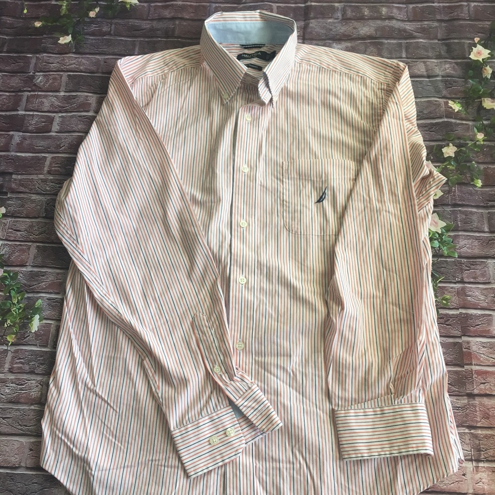Nautica Men’s Multicolored Button Down Size L
